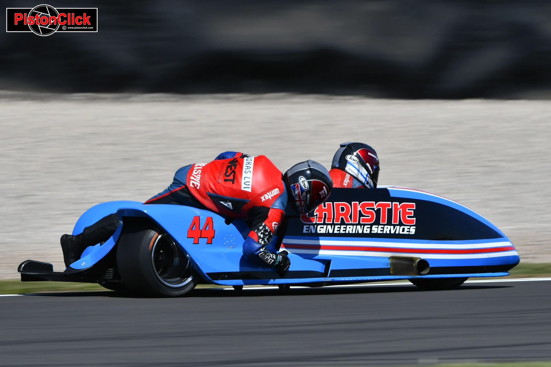 Side cars at the British Superbikes Round 2