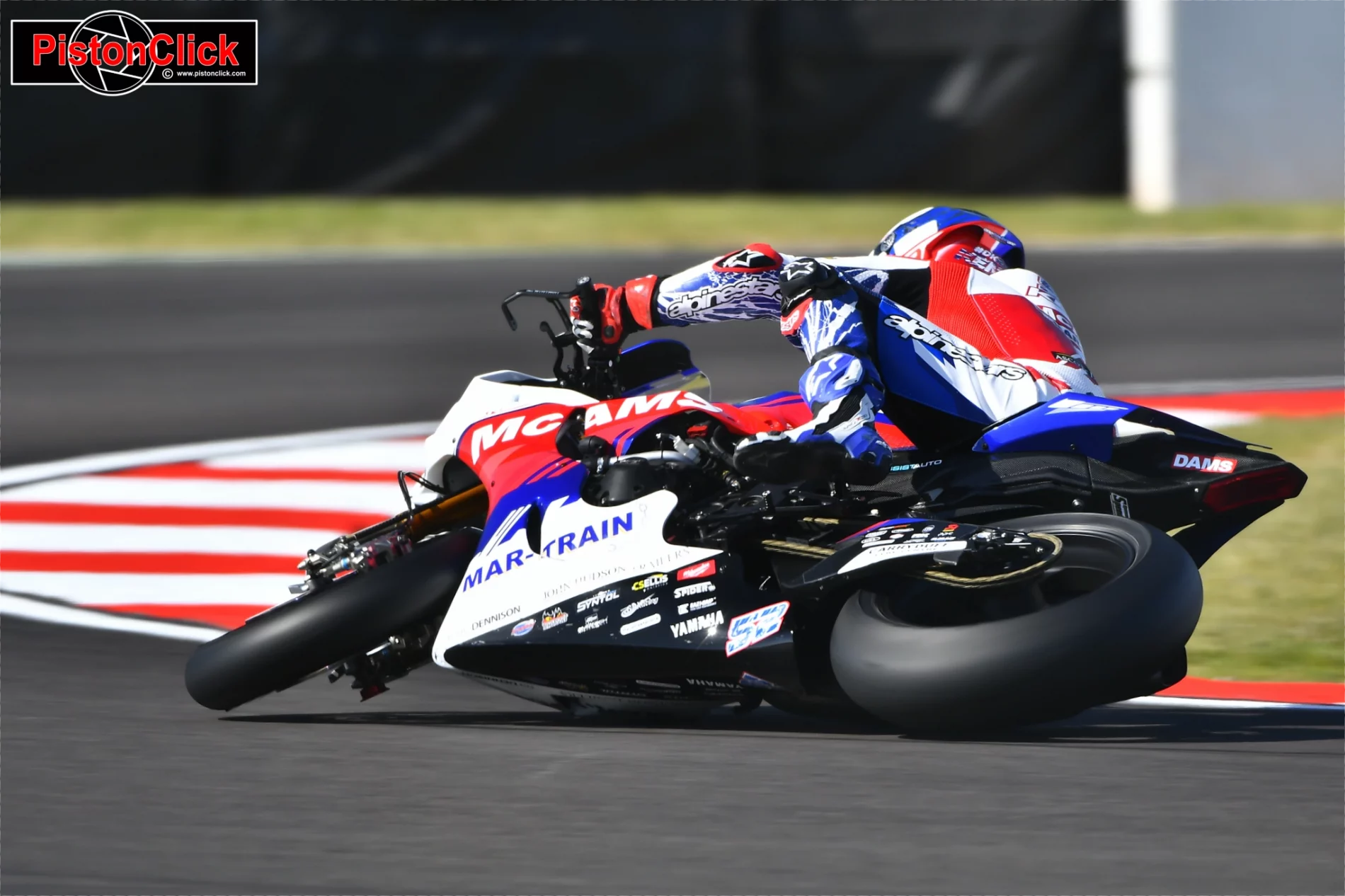 Danny Kent crashes at the British Superbikes Round 2