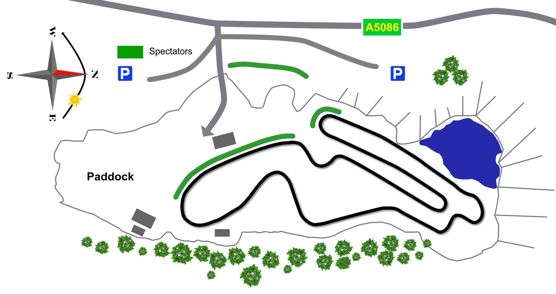 Rowrah track map