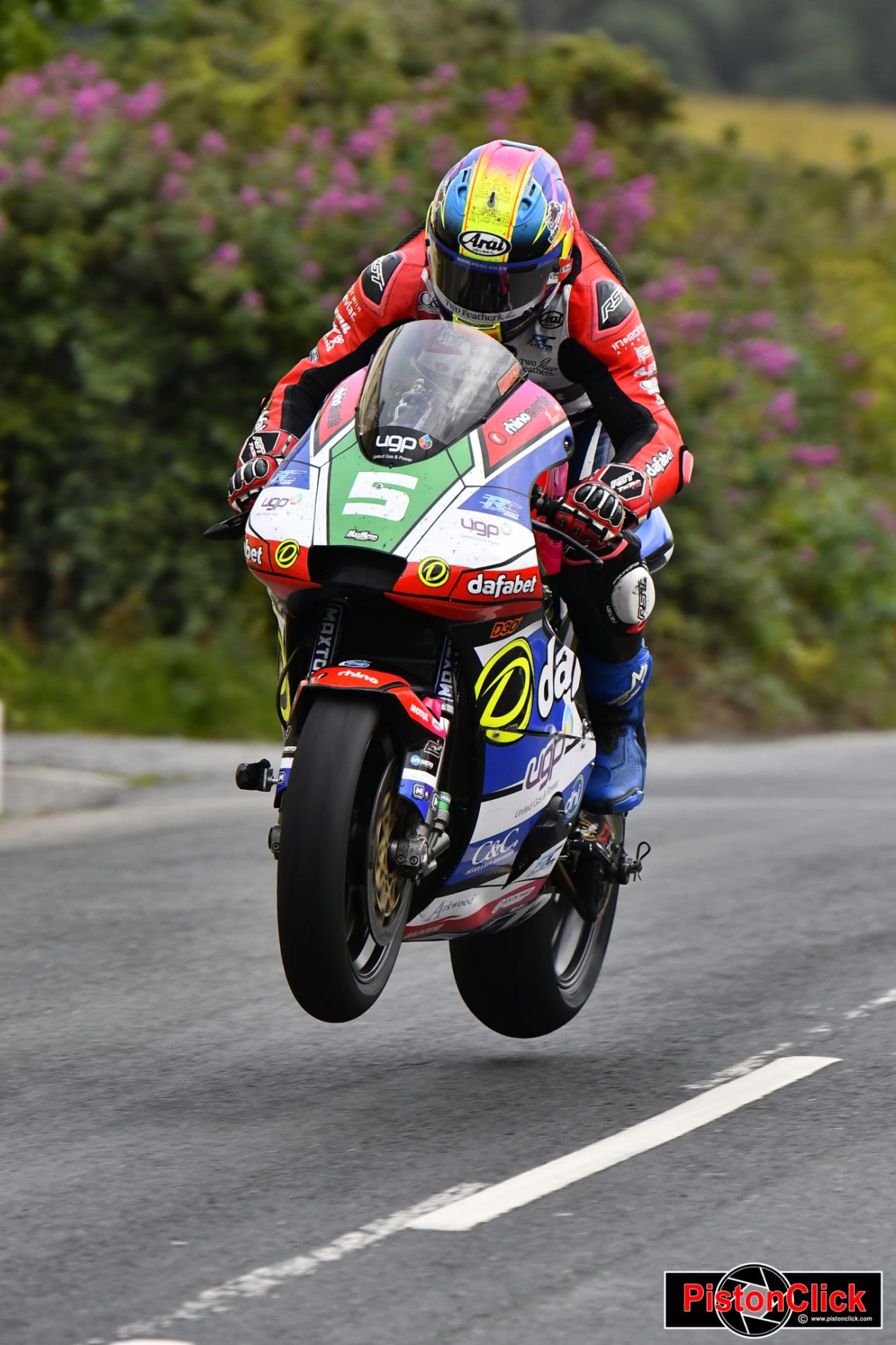 Michael Evans second I the Supertwins IoM TT 2025