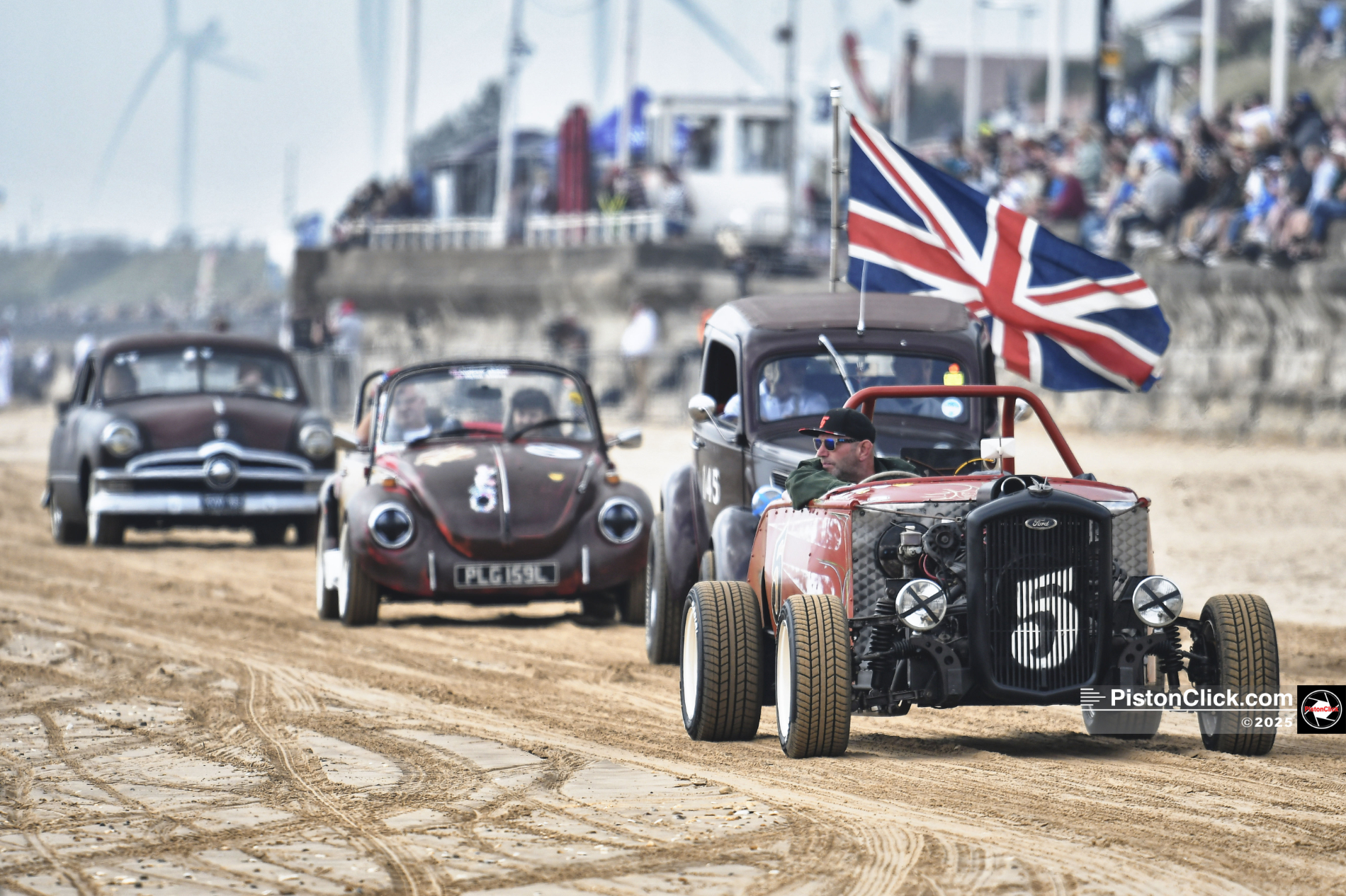 Race the Waves on the beach at Bridlington