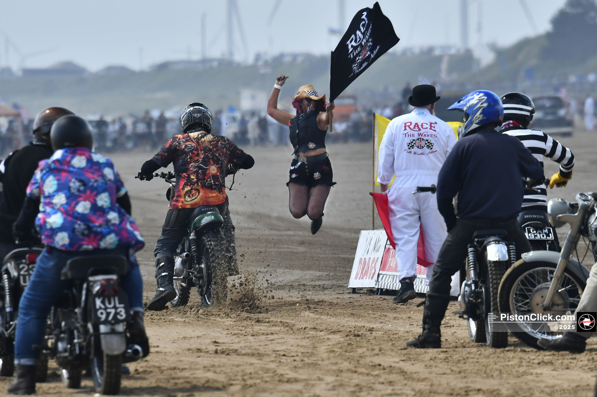 Race the Waves on the beach at Bridlington