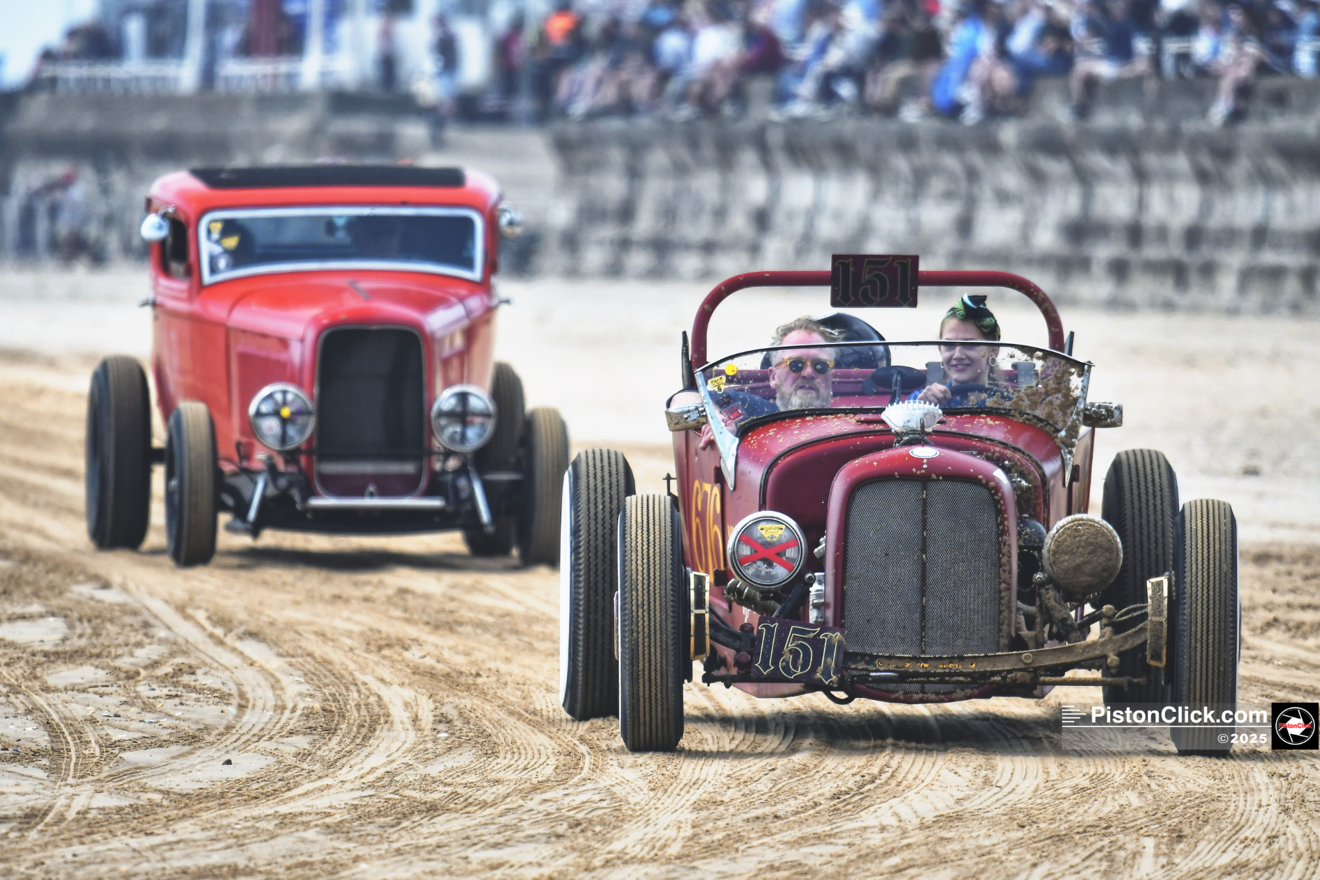 Race the Waves on the beach at Bridlington