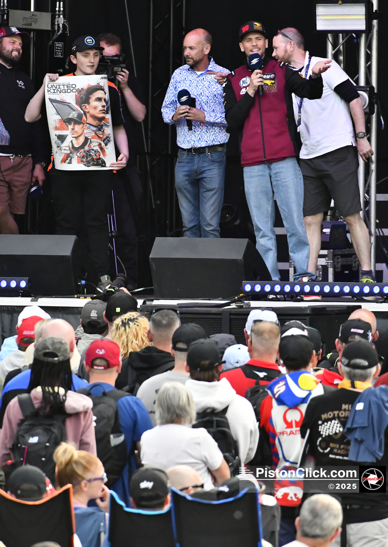 Jake Dixon stage show Silverstone MotoGP 2025