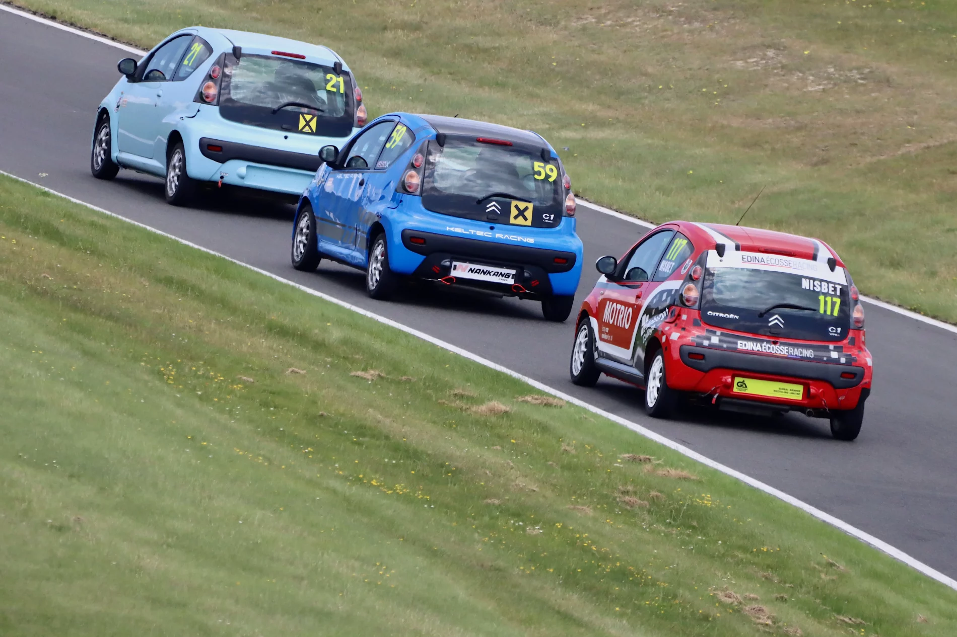 Citron C1 racing at Cadwell Park SMRC at Cadwell Park
