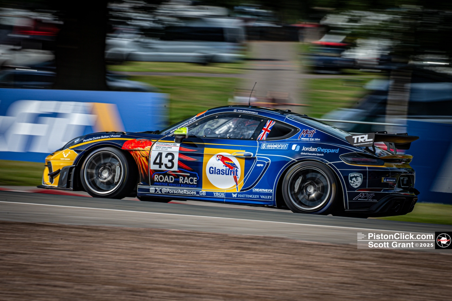 Porsche Sprint Challenge Great Britain Toro Verde GT 4 Tom BRADSHAW