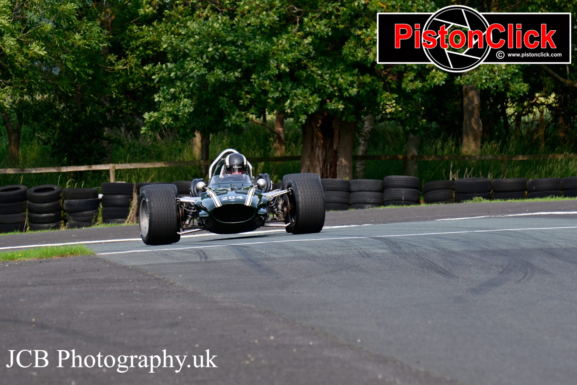 James Baxter driving his Cooper T90 Harewood hillclimb