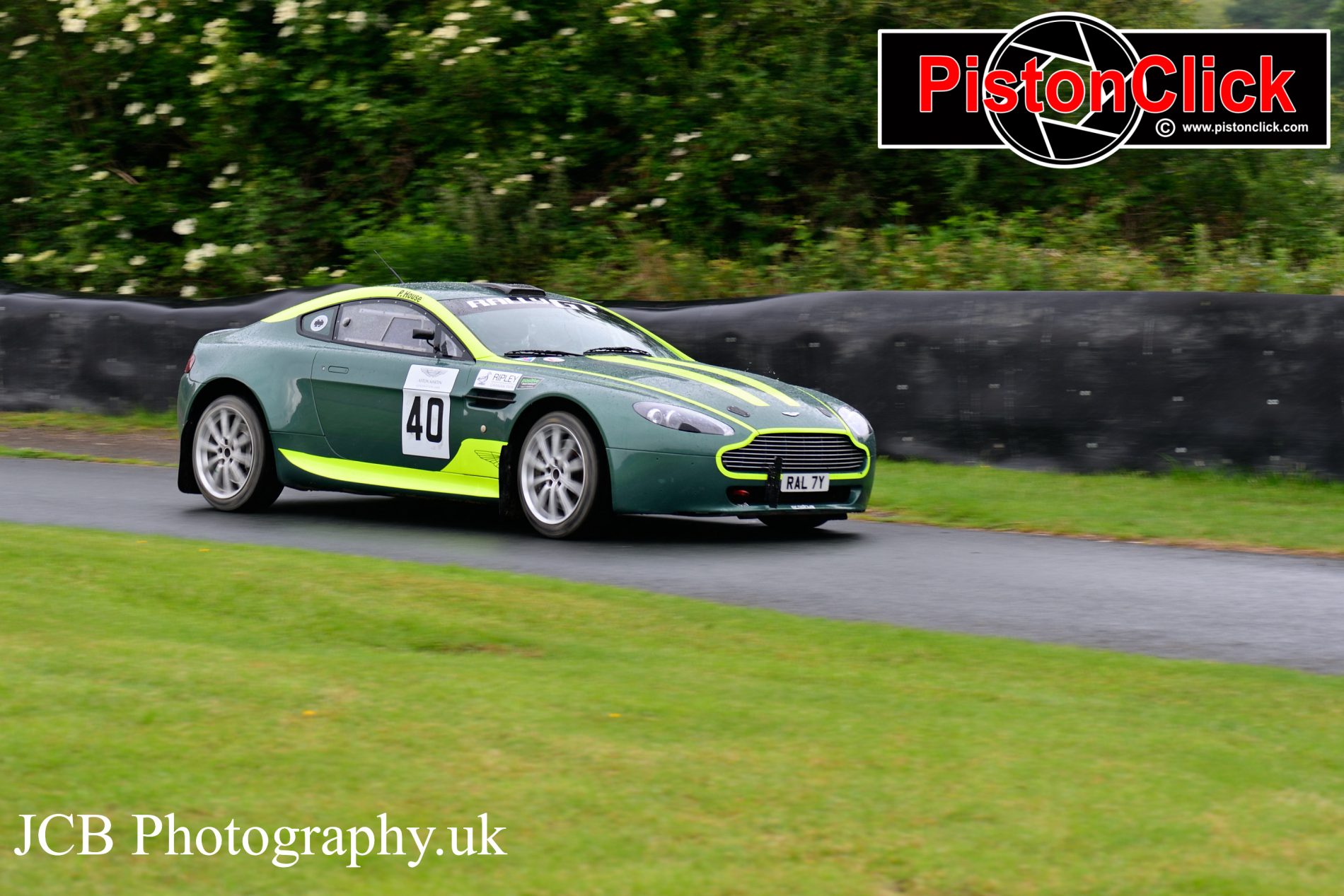 Aston Martin Hillclimbing at Harewood