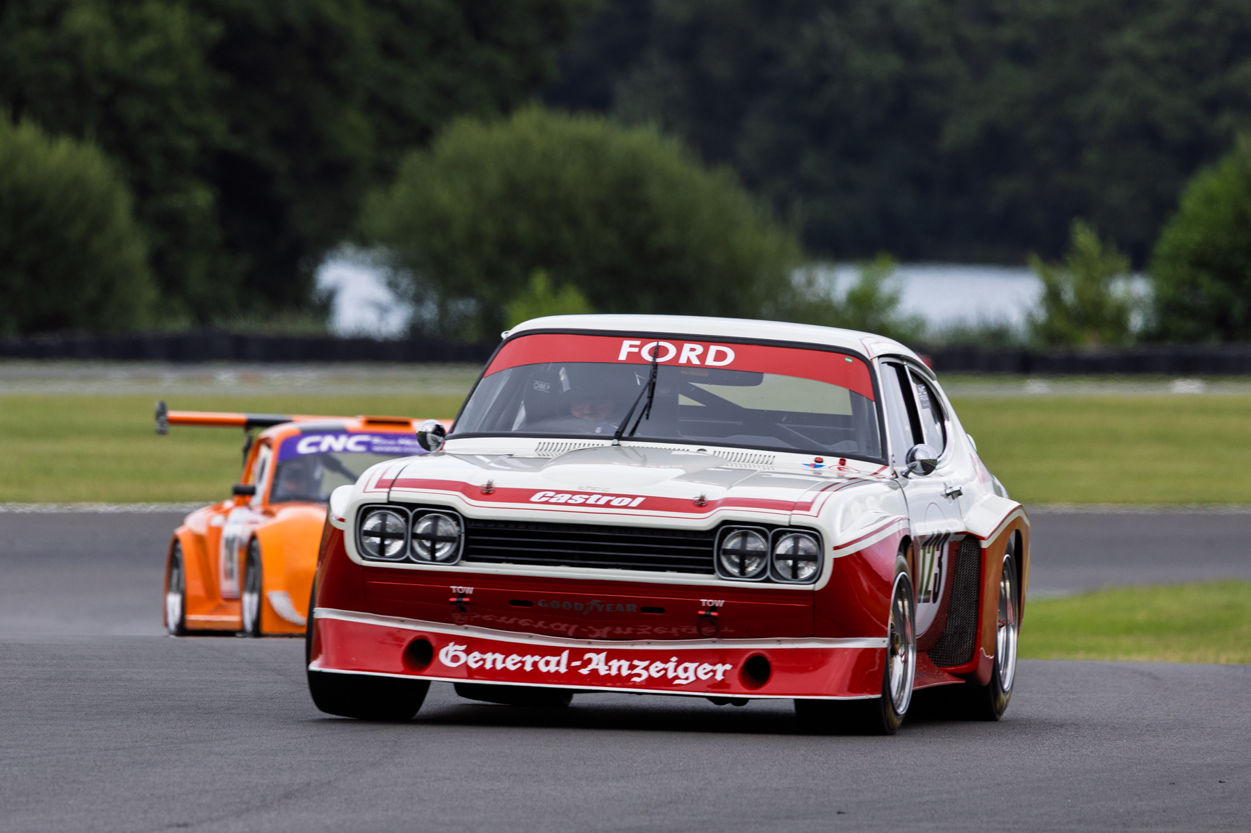 Ric Wood Ford Capri at the Gold Cup