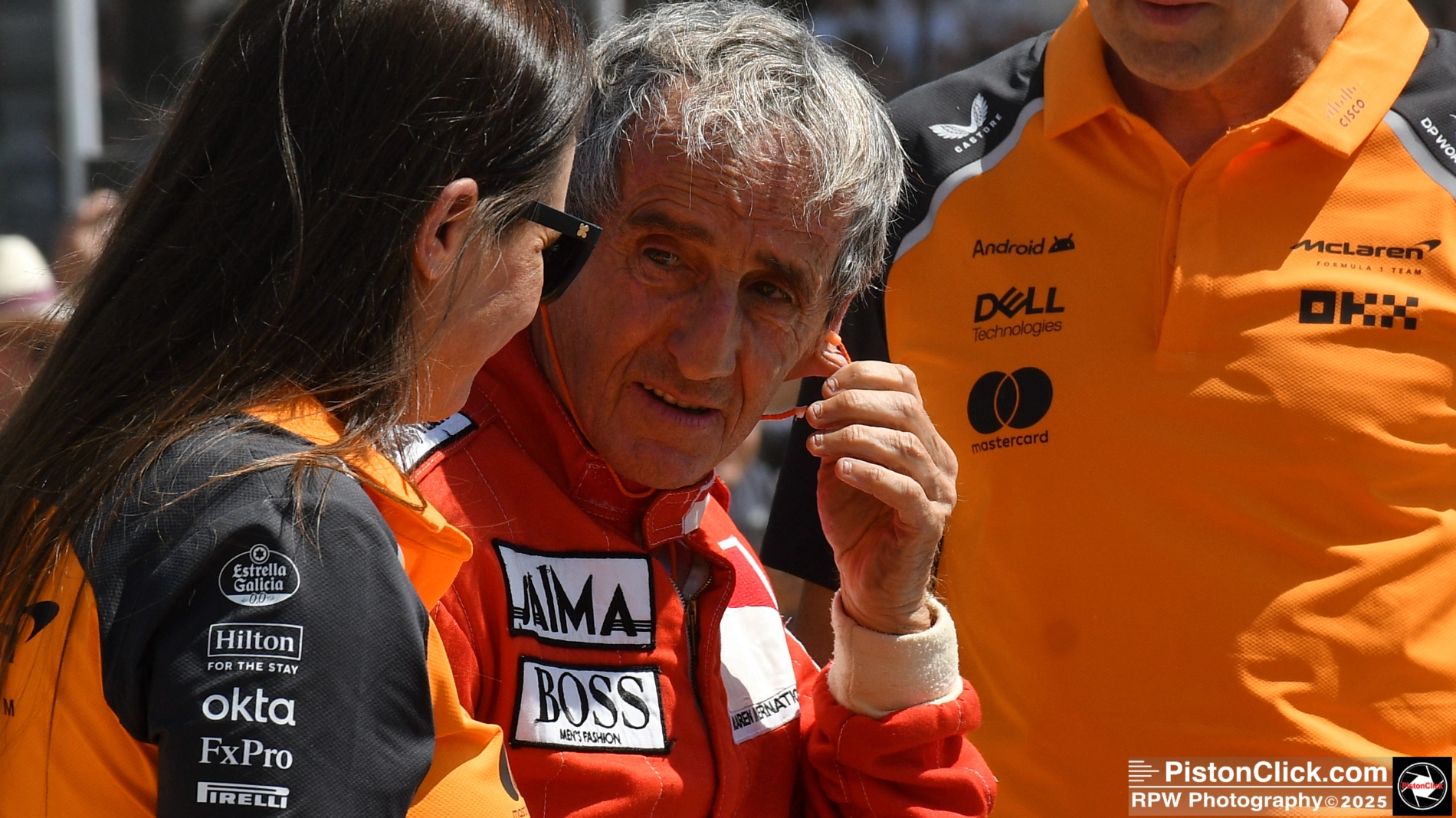 Alain Prost at Goodwood