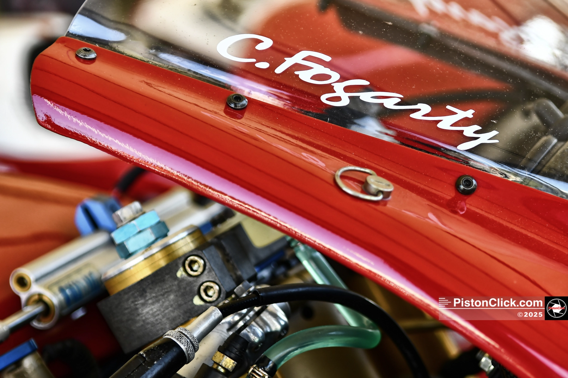 World Superbike Champion, Carl Fogarty. Foggy at Goodwood FoS