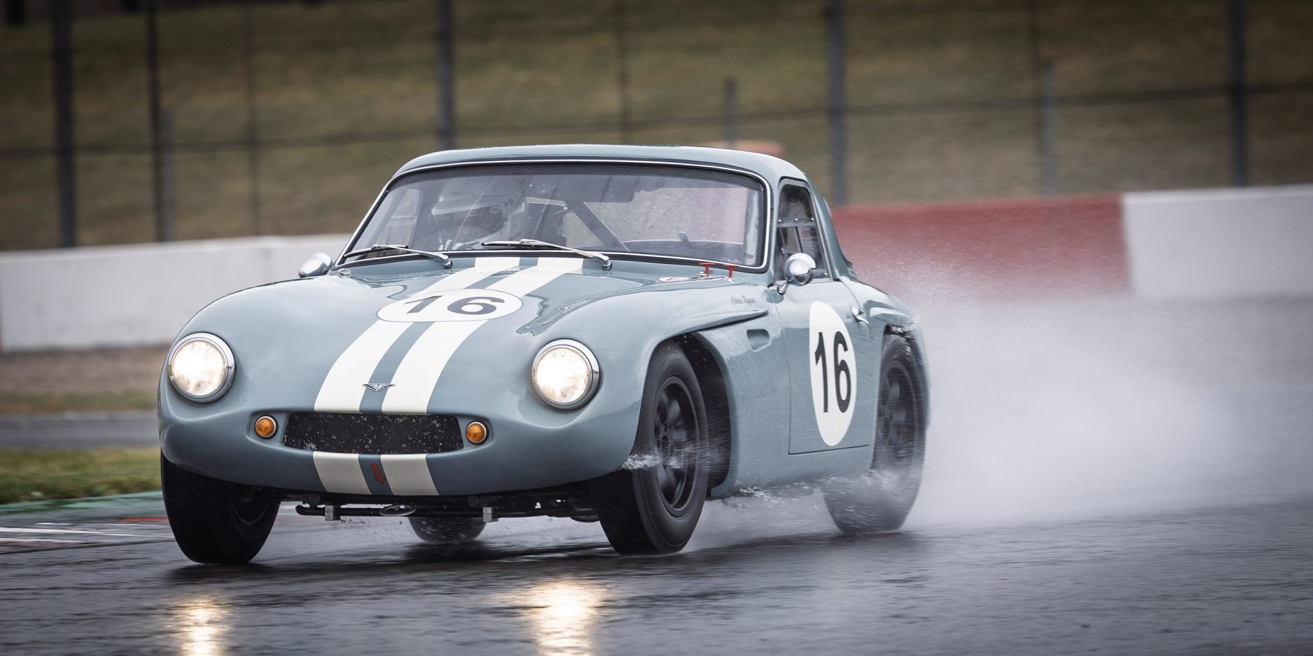 Chris Ryan claimed pole for the GTS race Equipe Classic Racing Donington Park