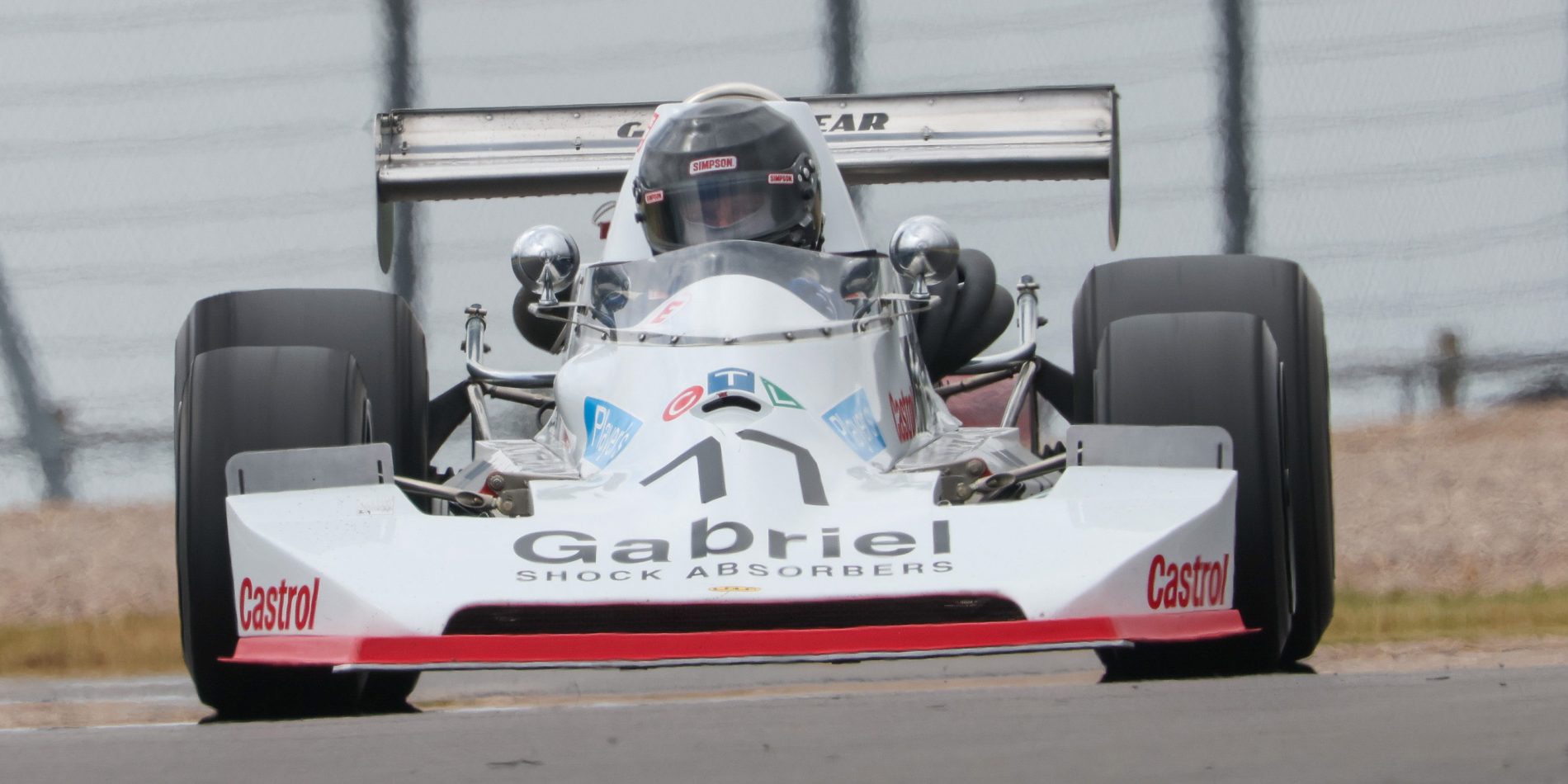 Mark Williams - winner of the Formula Libre Race 2 Equipe Classic Racing Donington Park