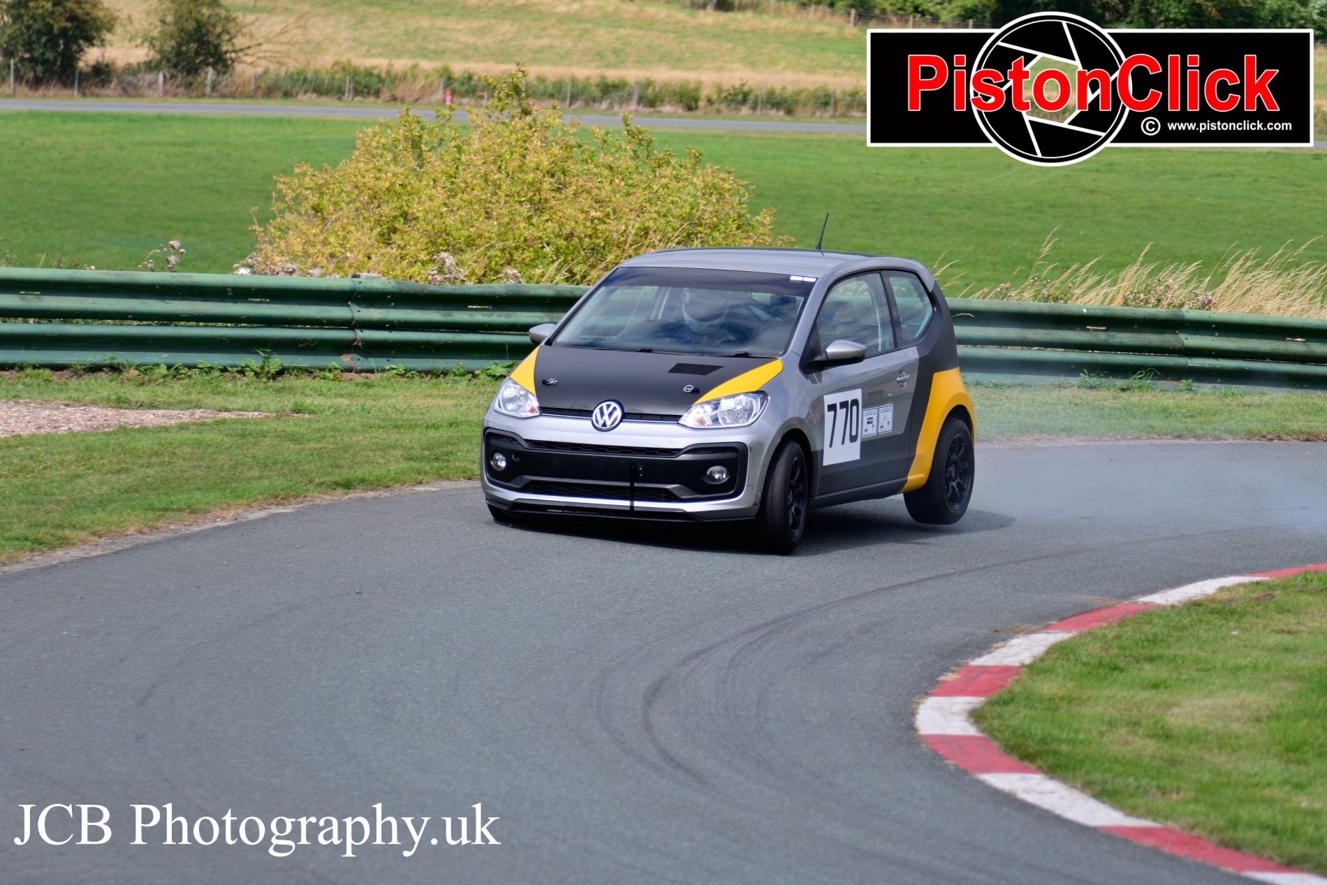Doug Mitchell driving the VW UP,