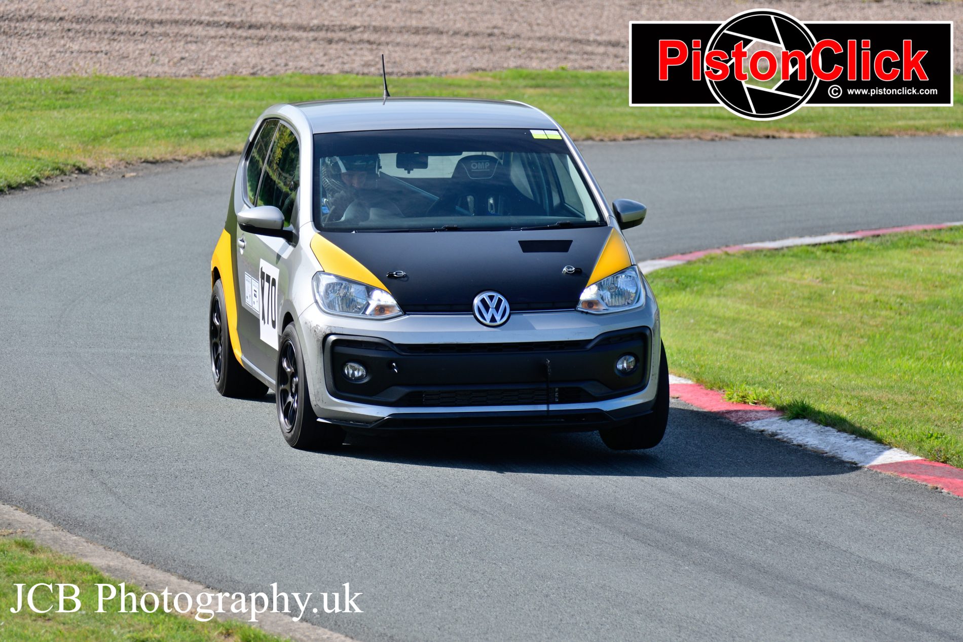 Adam Riley driving his VW