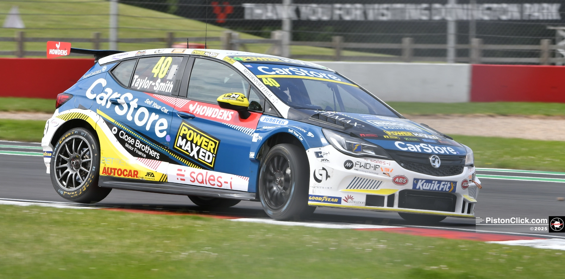 Power Maxed Vauxhall Astra at Donington Park BTCC 2024