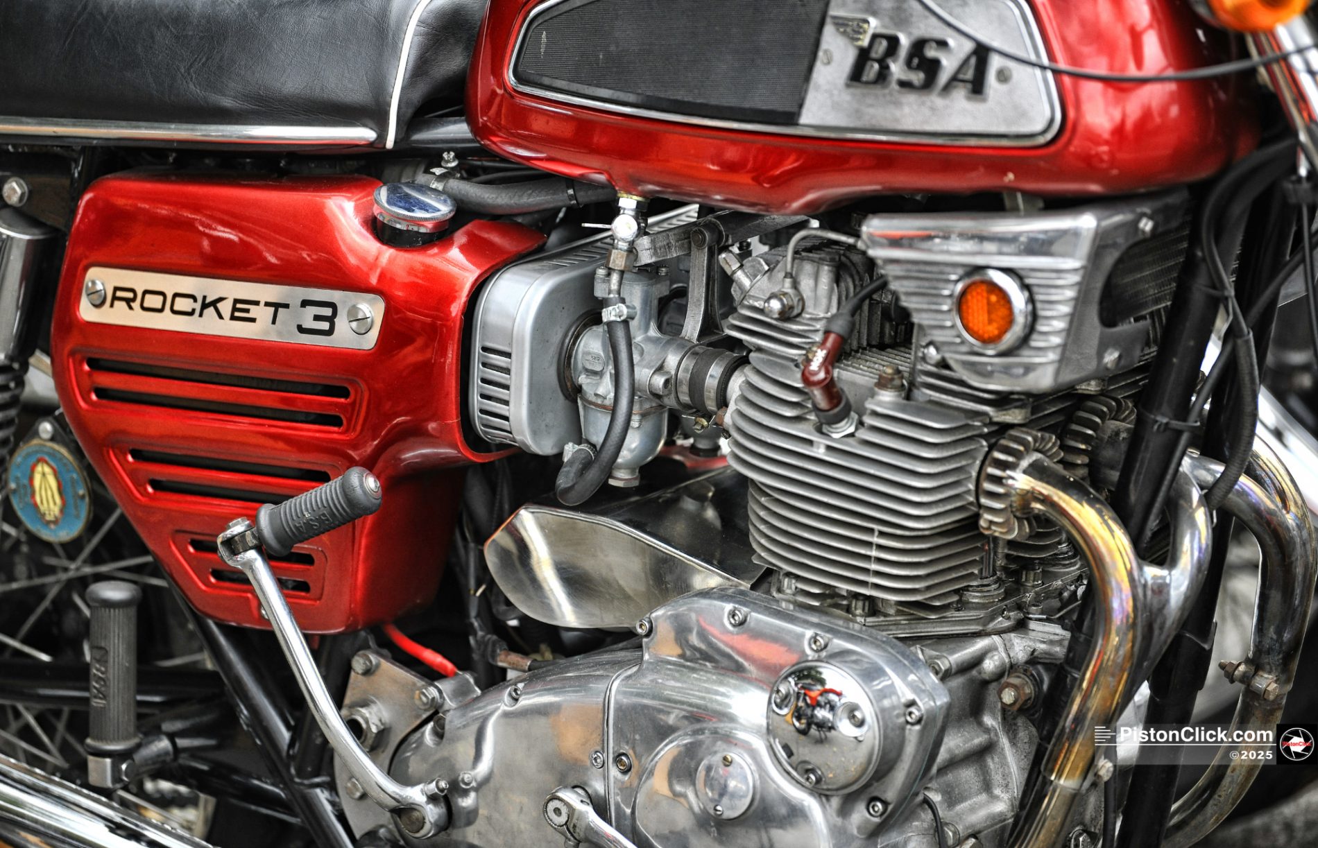 BSA motorcycle at Moto Cadwell