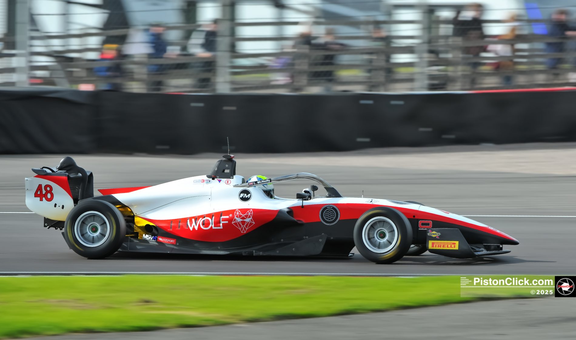 GB3 and 4 single seat cars at Donington Park
