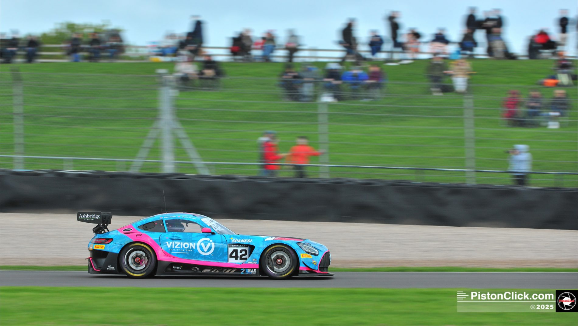 British GT 2 Seas Motorsport #42 Mercedes-AMG GT3 Evo