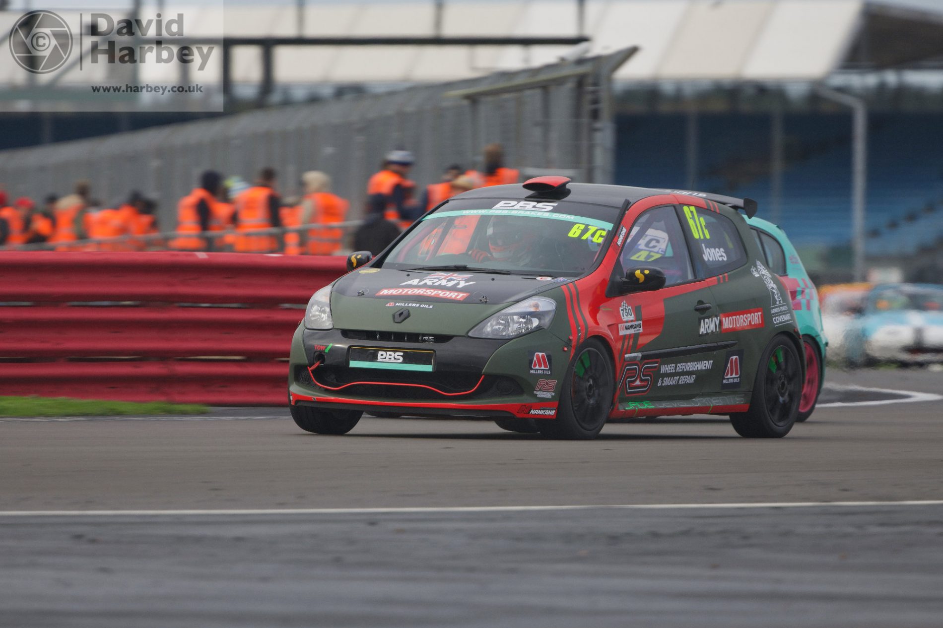 Army Motorsport racing at Silverstone