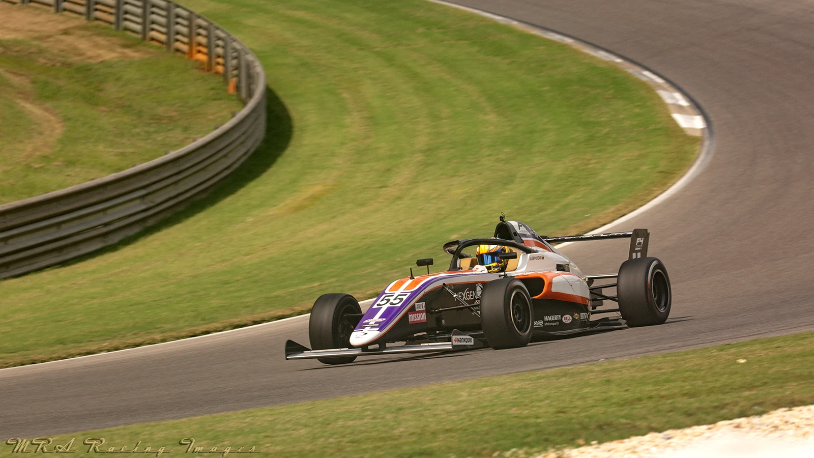F4 race cars at Barber Motorsport Park