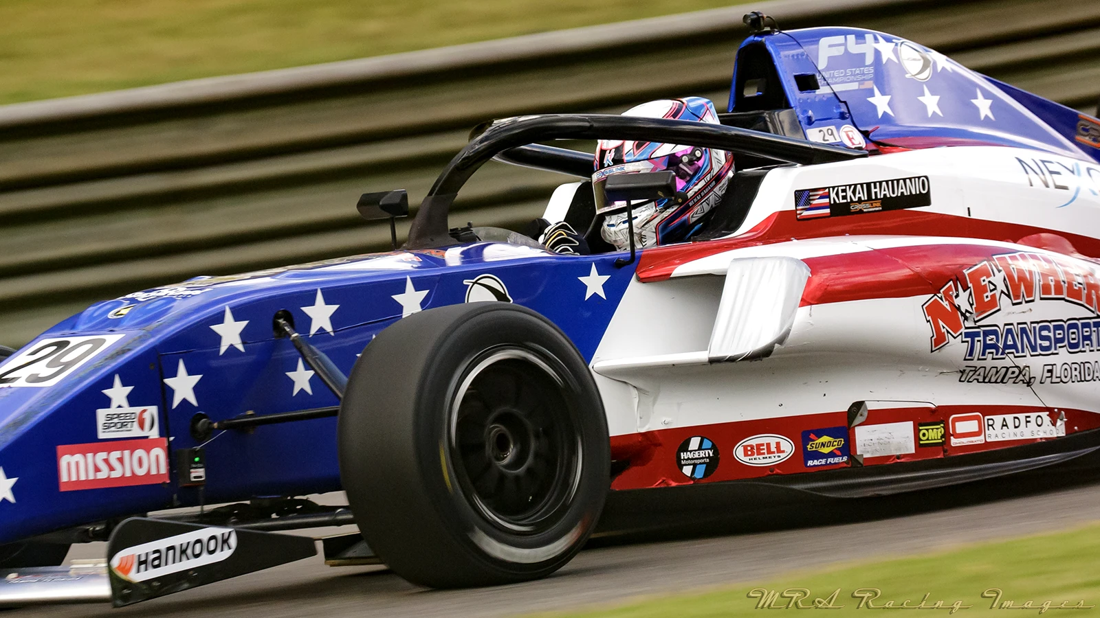 F4 race cars at Barber Motorsport Park