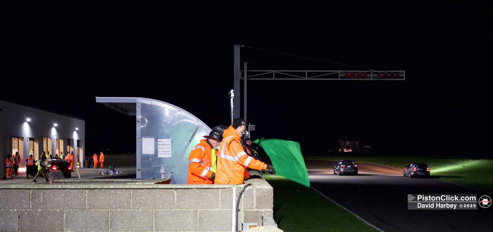 Anglesey Circuit pit lane