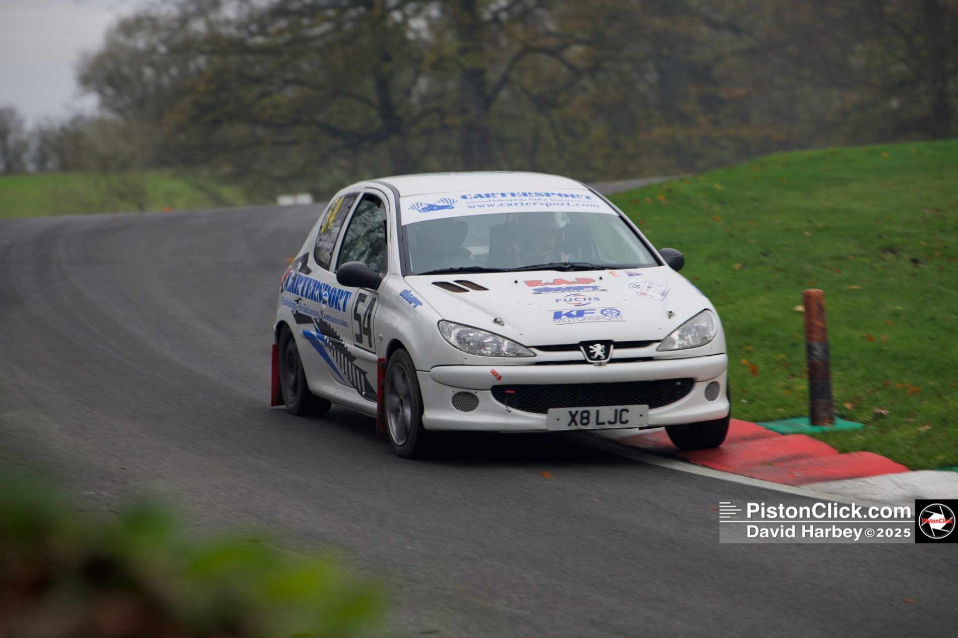 Cartersport Motorsport Media-entered 1600cc Peugeot 206 Super Cup car