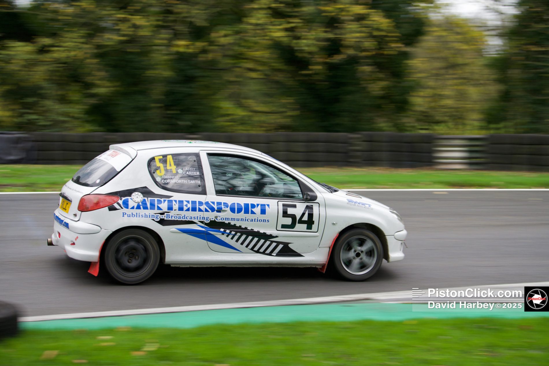 Cartersport Motorsport Media-entered 1600cc Peugeot 206 Super Cup car