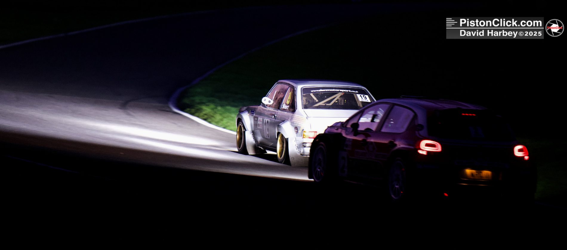 Night rally photography