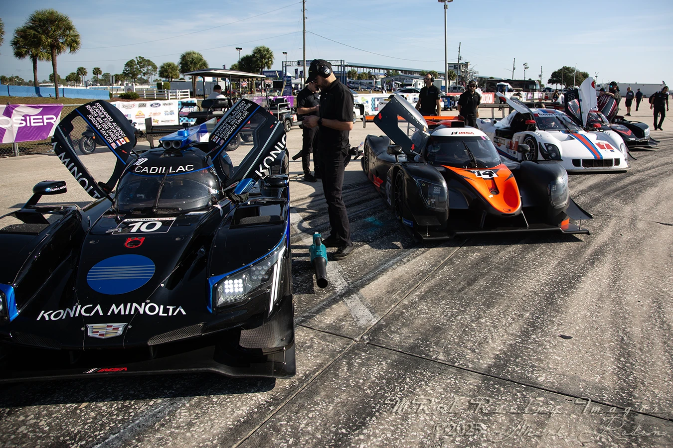 Paddock at Sebring race track USA 