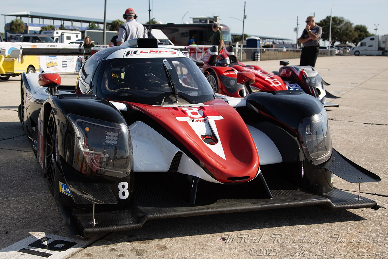 Paddock at Sebring race track USA 