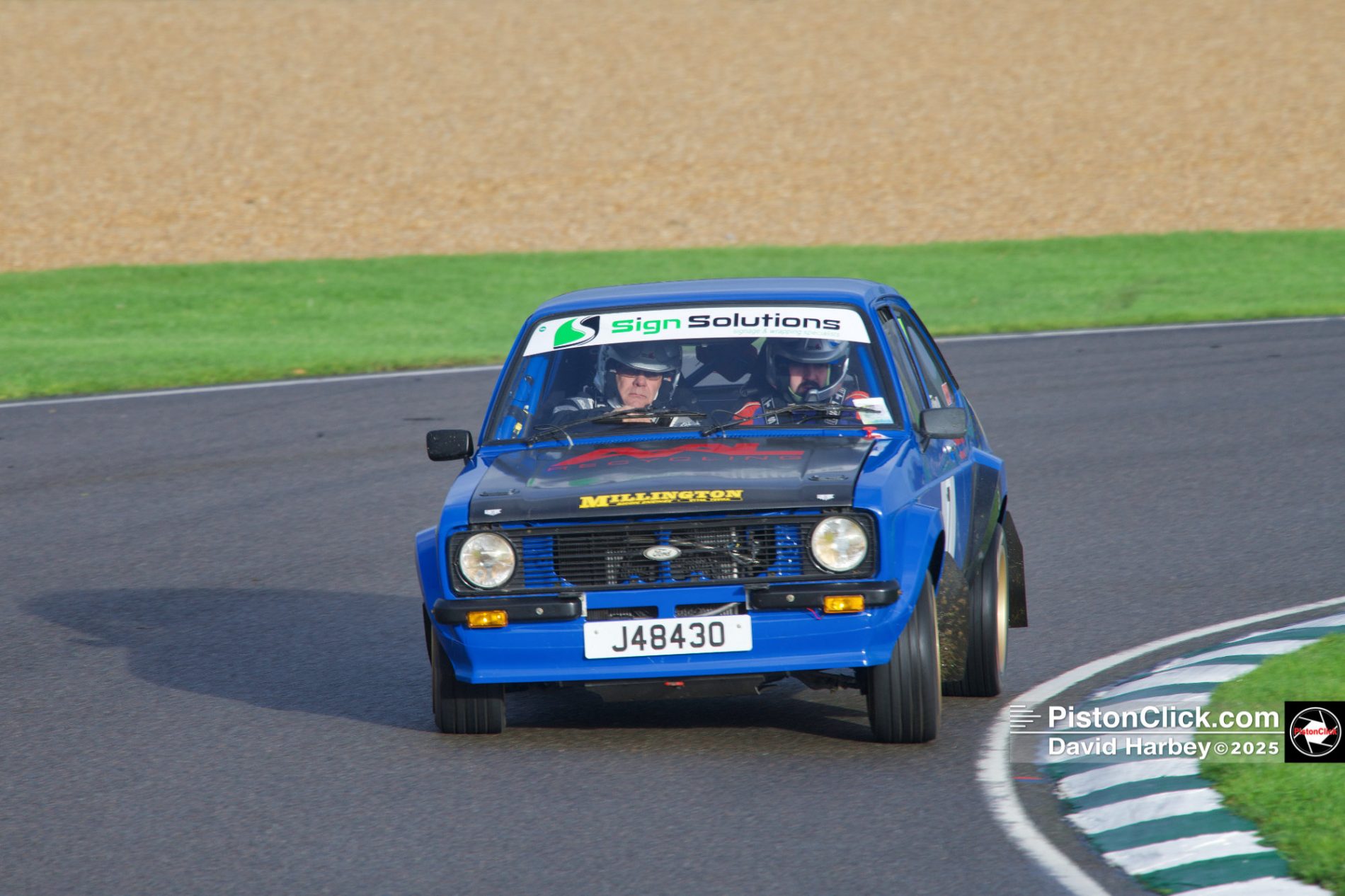 Ford Escort rallying at Goodwood