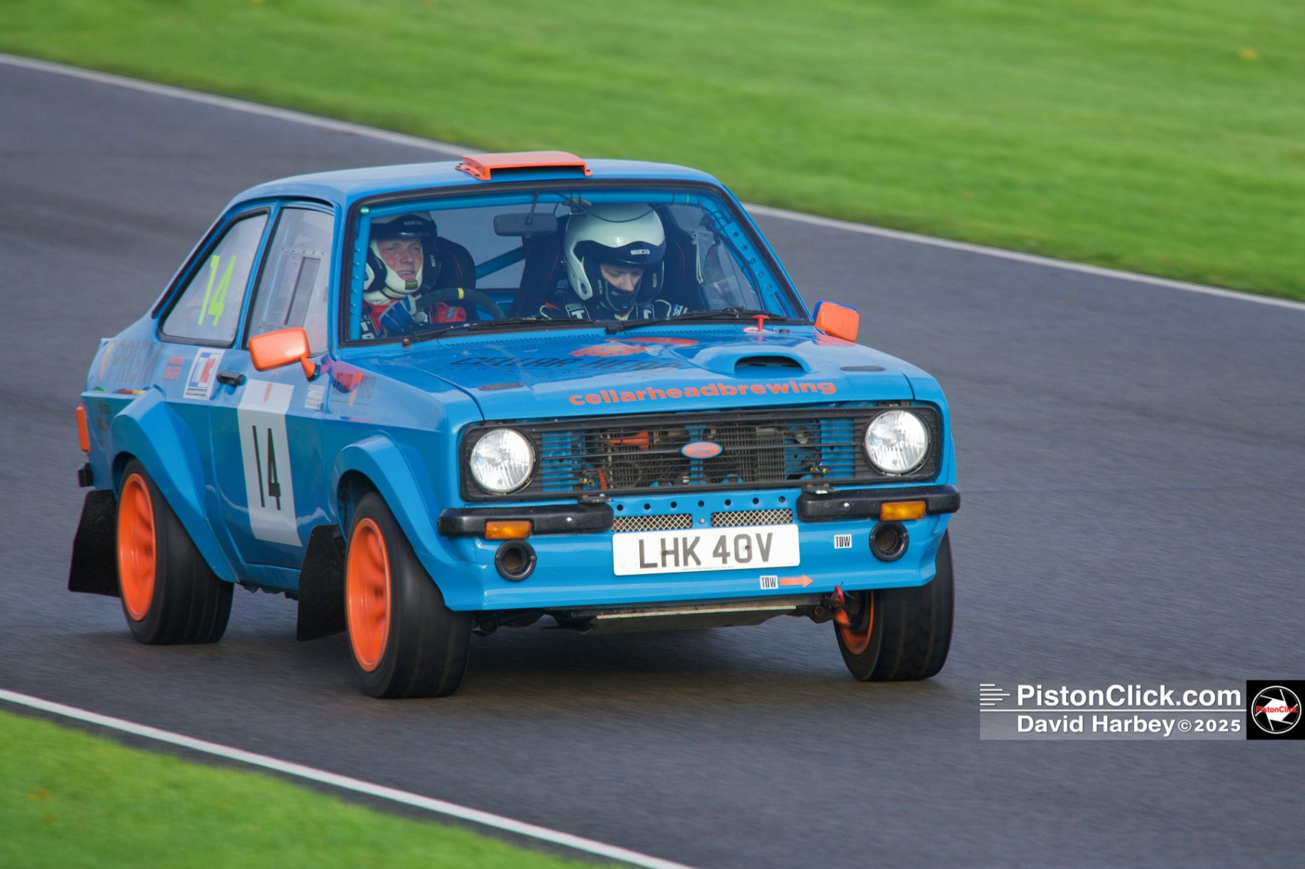 Ford Escort rallying at Goodwood
