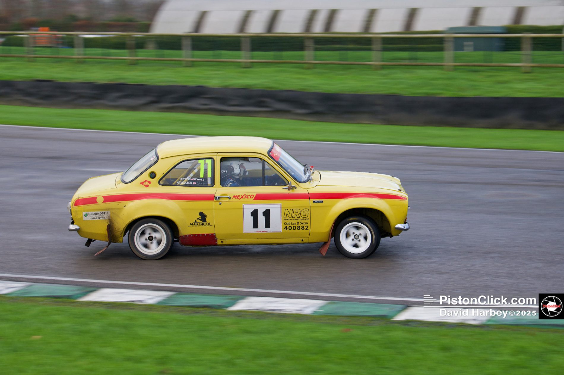 Ford Escort Mk1 Rallying at Goodwood Circuit