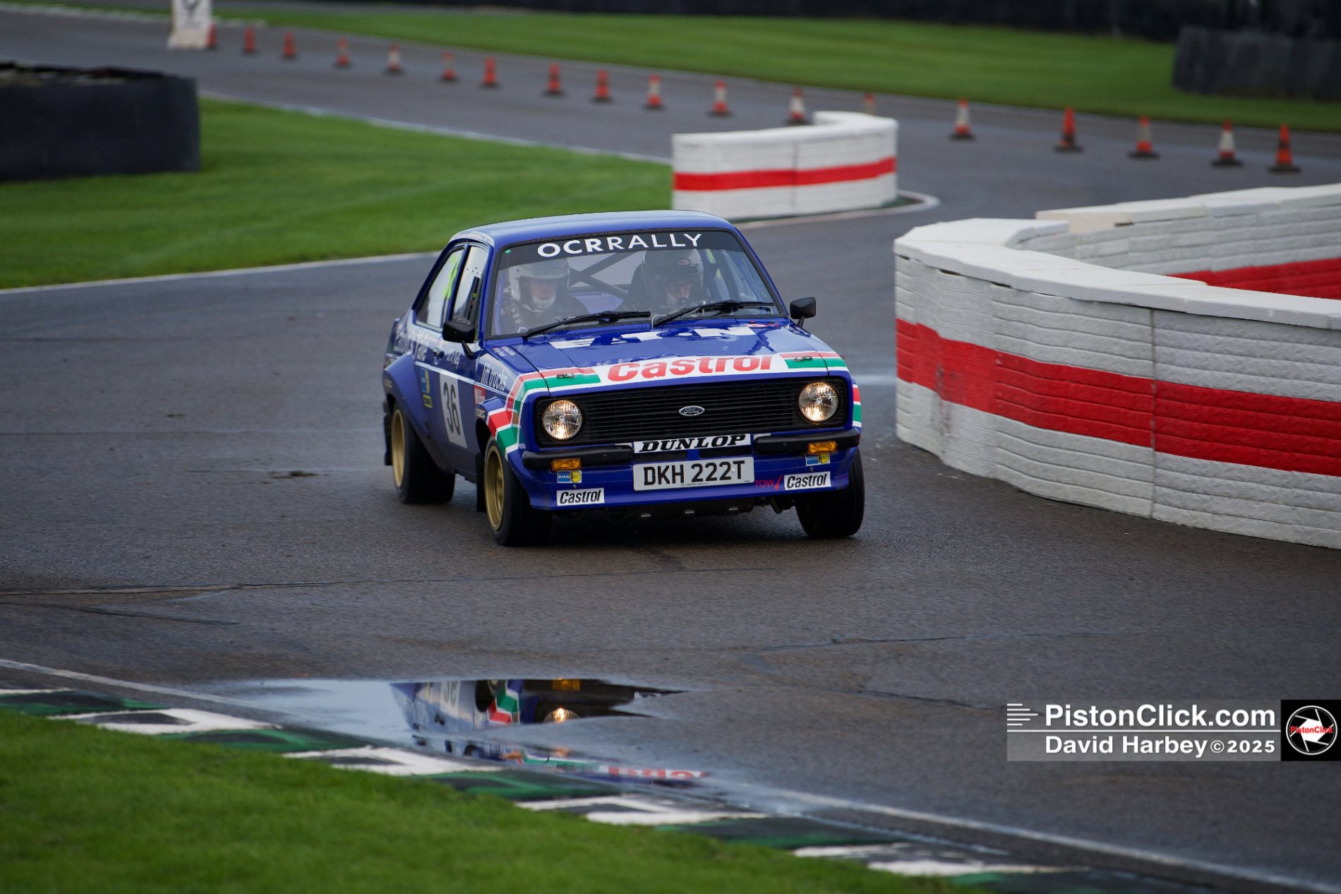 Ford Escort Mk2 Rallying at Goodwood Circuit