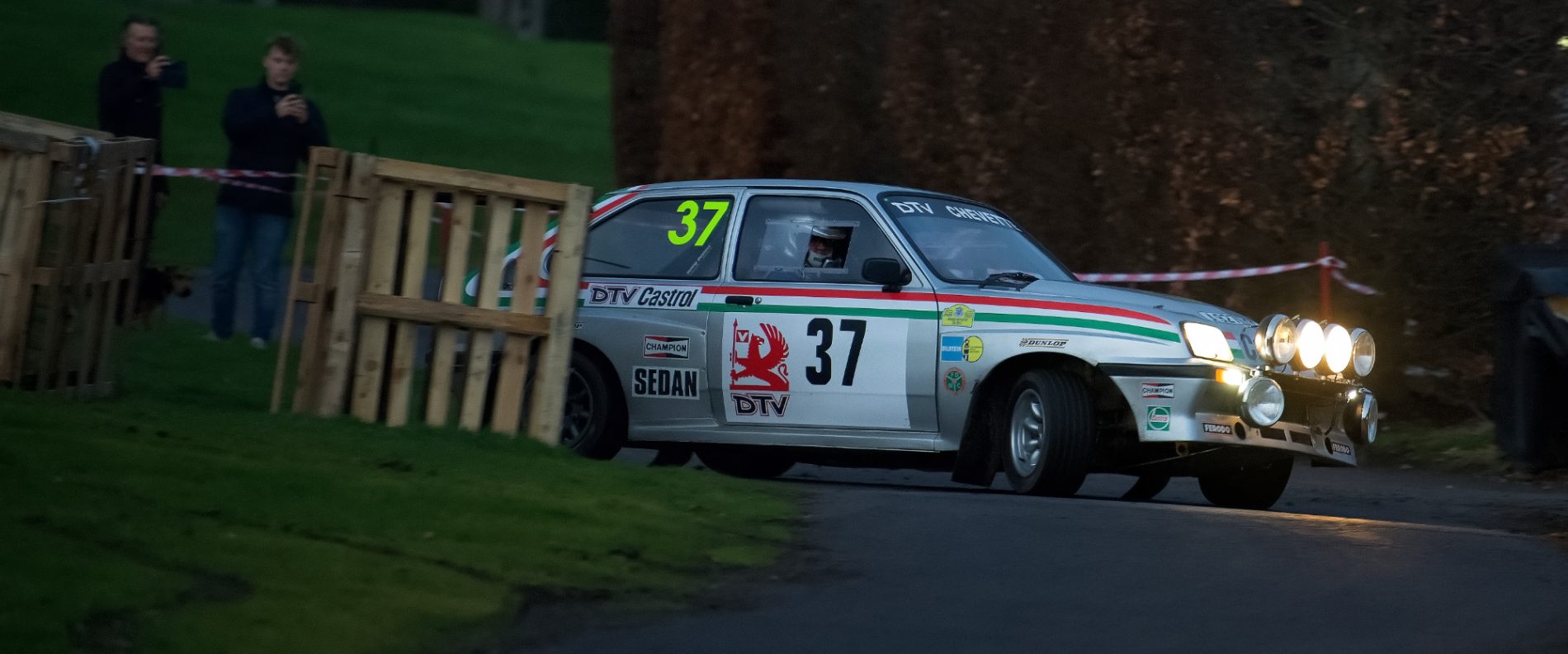 Rallying at Goodwood Circuit
