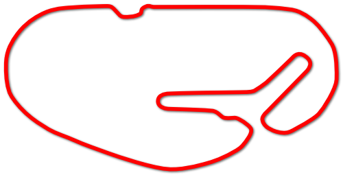 Daytona International Speedway road course map