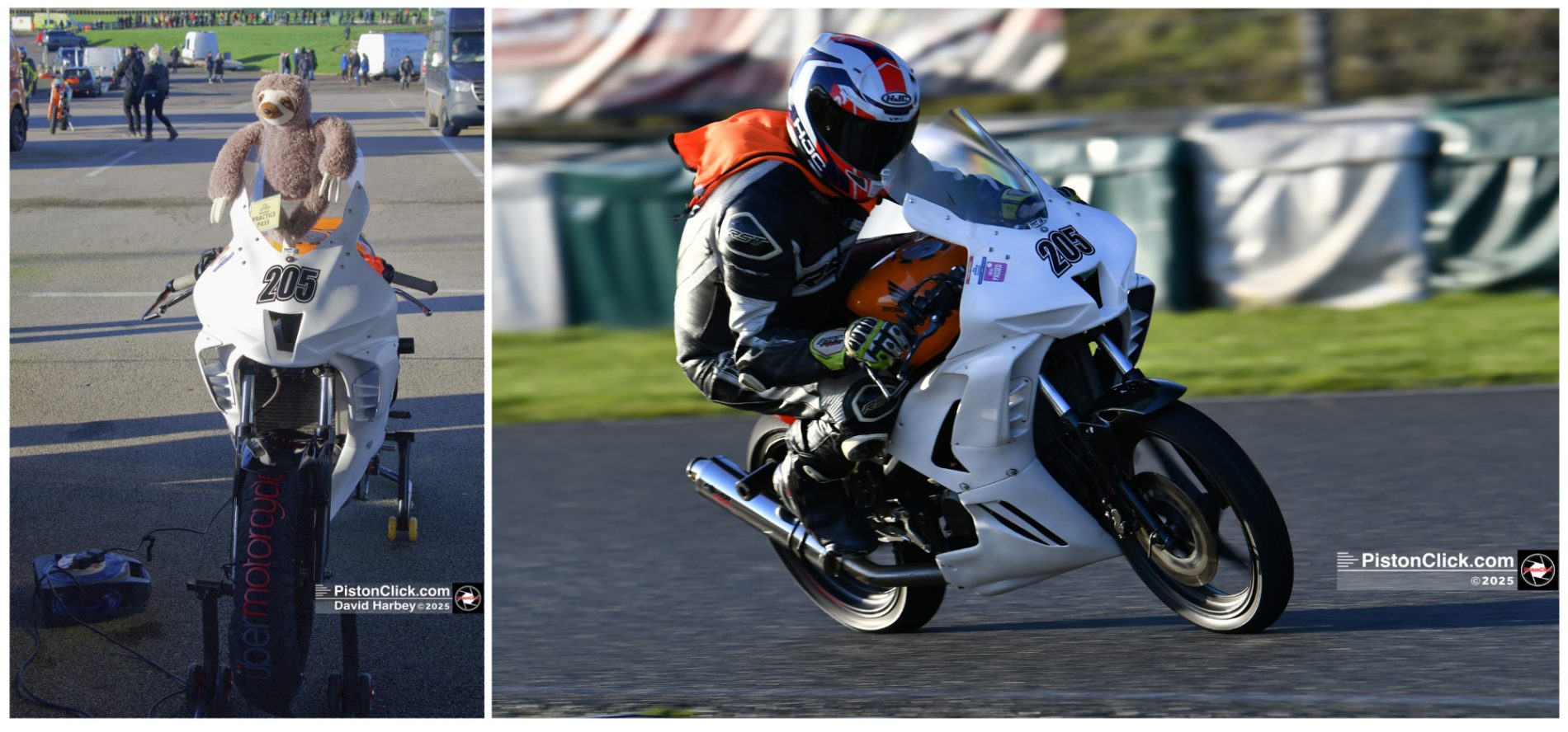 Pete Humphres on the Honda 125