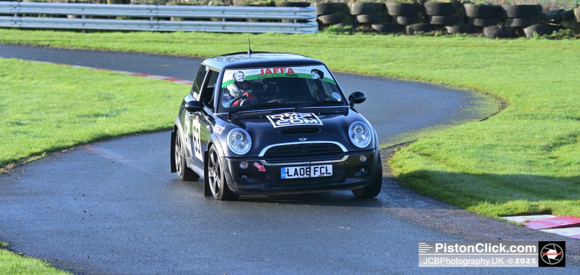 Paul Woodford from Special Stages TV and Rally TV presenter driving his Mini Cooper S