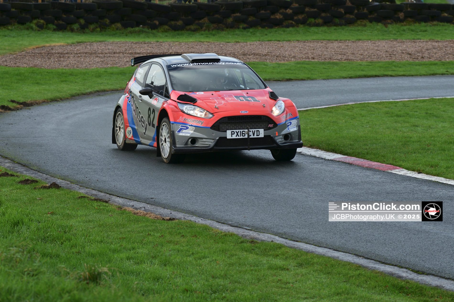 Jonathan Mounsey driving a Ford Fiesta R5