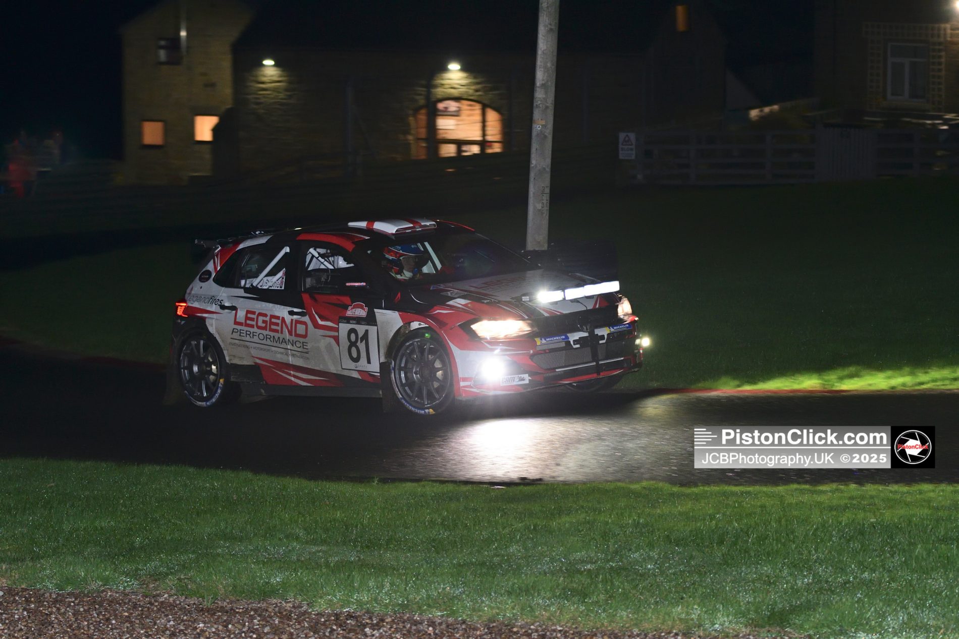 John Stone driving his VW Polo GTi R5