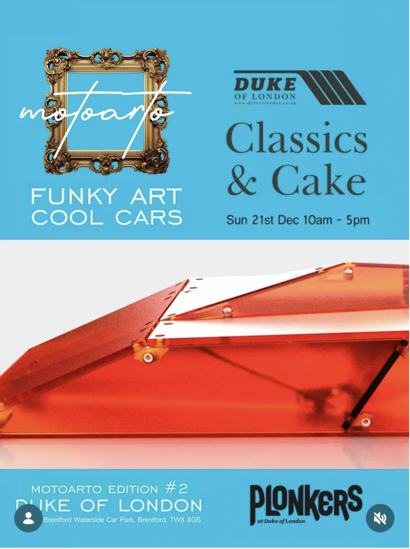 MotoArto exhibition at Duke of London Classics and Cake