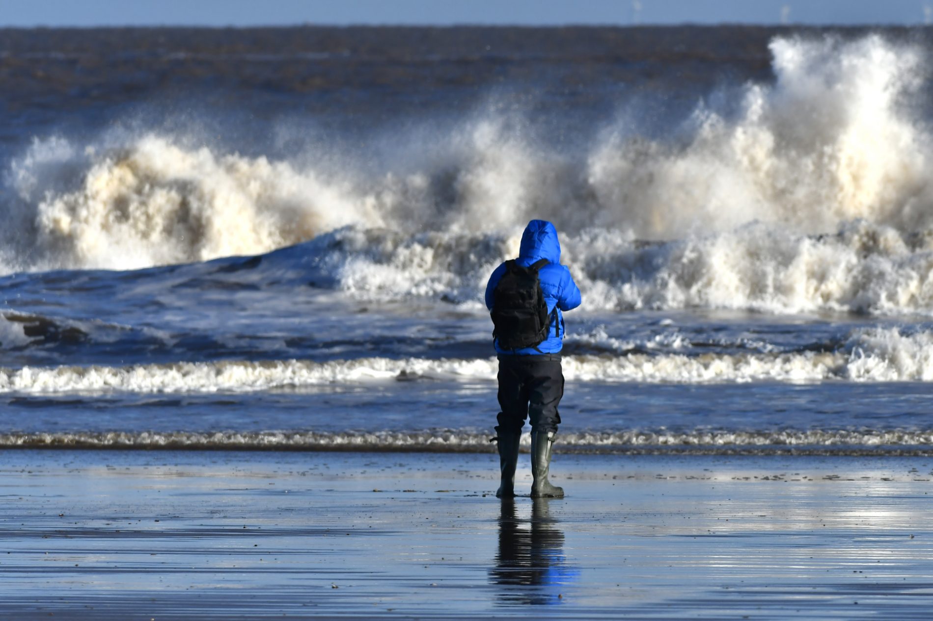 Waves at Mablethorpe