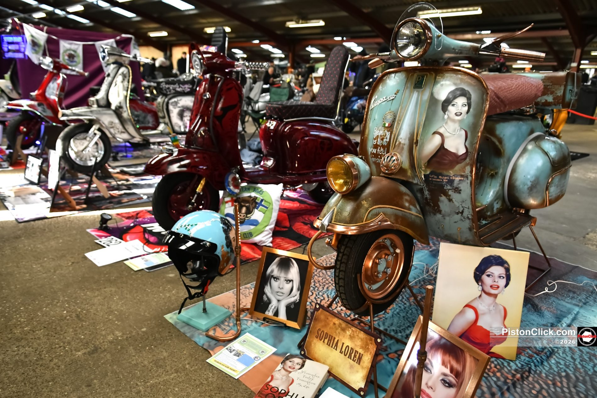 Scooters at the Classic Bike Guide Winter Classic