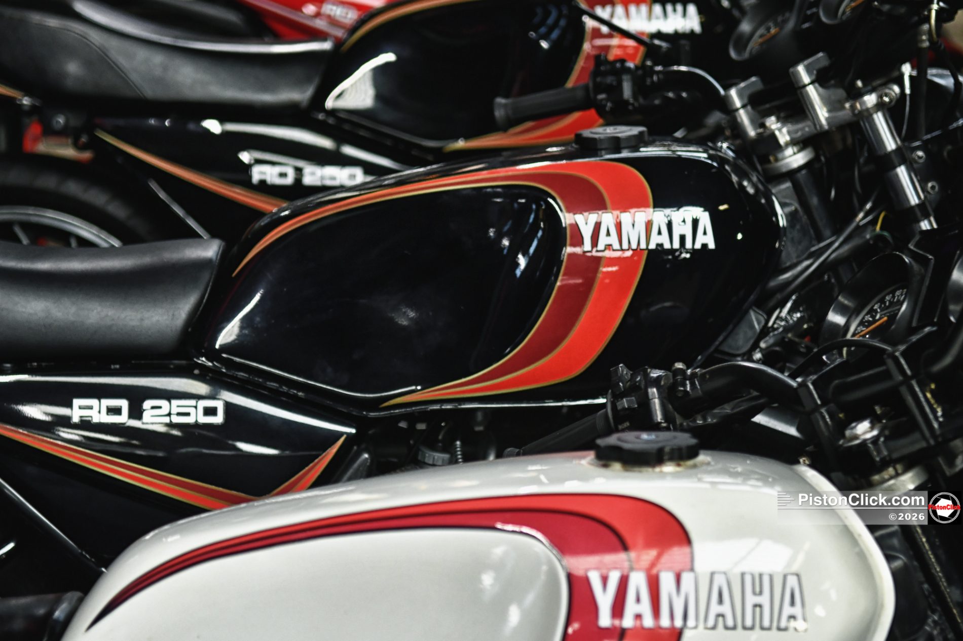 Yamaha RD 250 at the Newark classic bike show