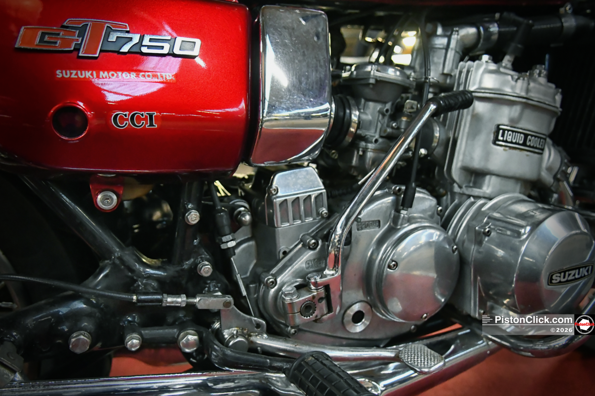 GT 750 kettle at the Newark classic bike show