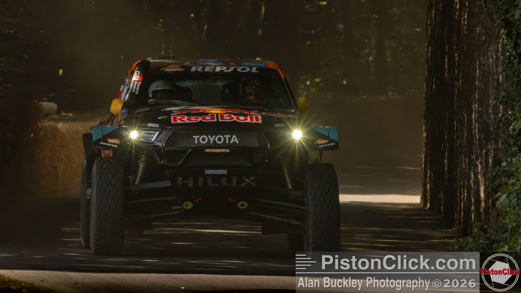 Red bull off road race car
