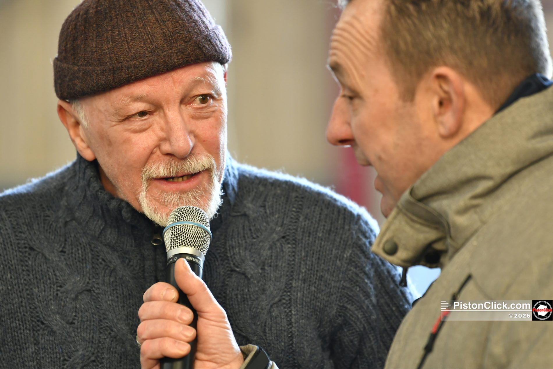Steve Lomas speedway star with Steve Plater