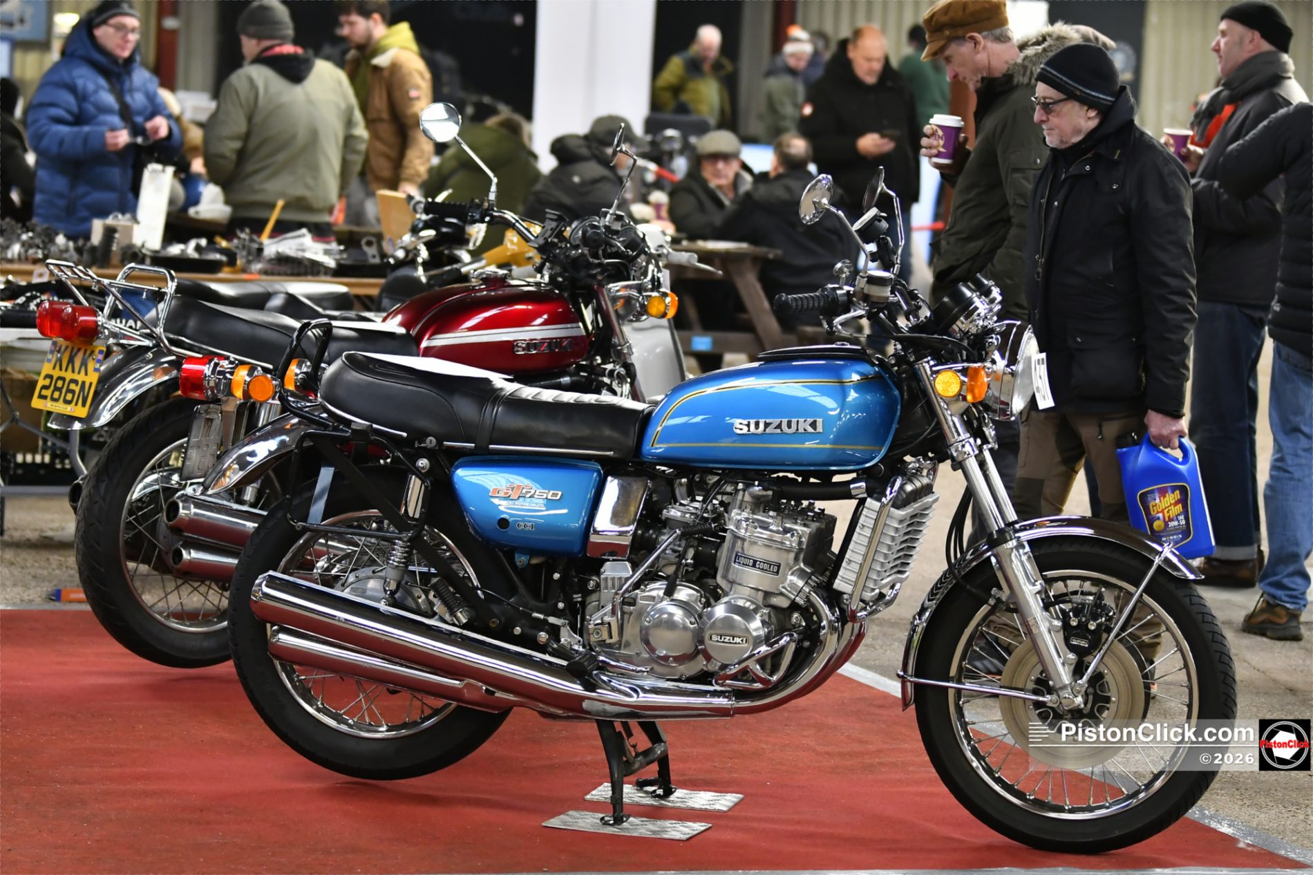 GT 750 kettle at the Newark classic bike show